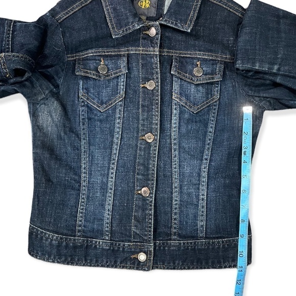 OBR Limited Dark Wash Jean Jacket sz XS - Picture 9 of 15